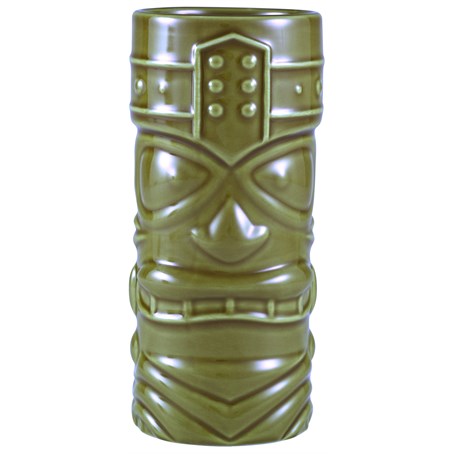 Genware Green Tiki Mug 40cl/14oz