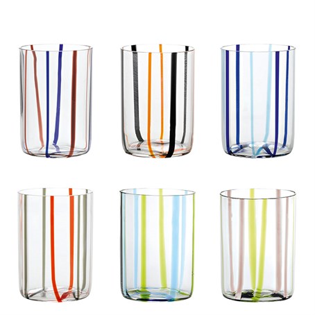 Assorted Pack of TIRACHE Tumbler Glasses