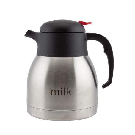 Stainless Steel Vacuum Push Button Jug 1.2L