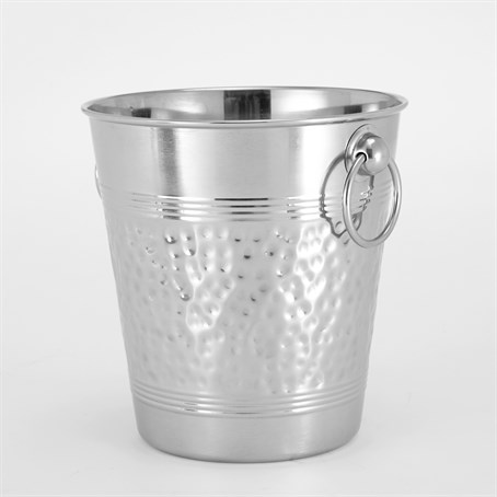 Wine Bucket, Hammered With Handles