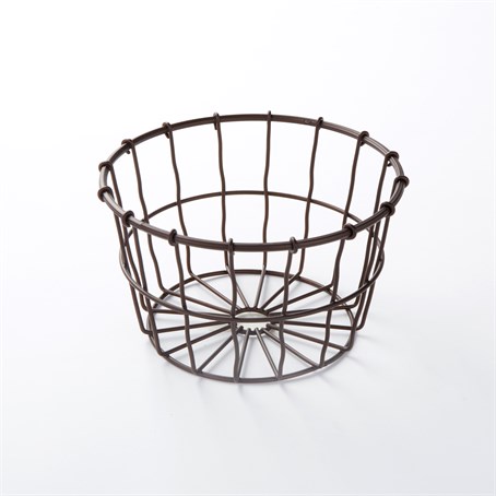 Basket, Wire, Bronze, Large