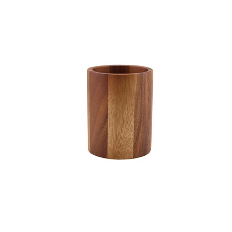 GenWare Acacia Wood Cutlery Cylinder