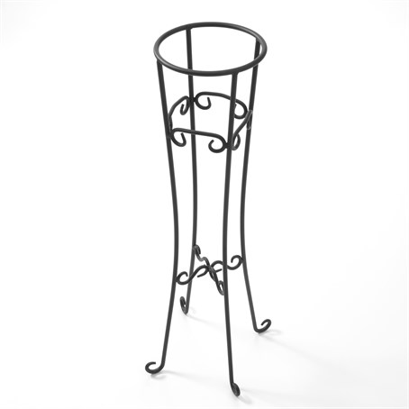 Wine Bucket Stand, Wrought Iron, Black