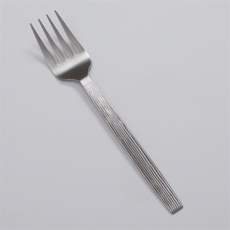 Cold Meat Fork, Stainless Steel, Wavy Aged, 13" L