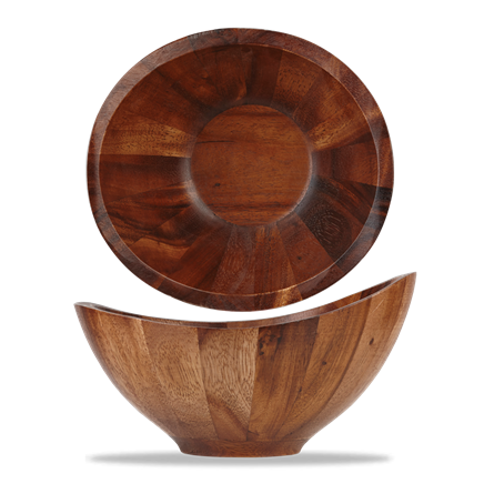 Wood Large Moonstone Bowl 23.5x22x12.5cm