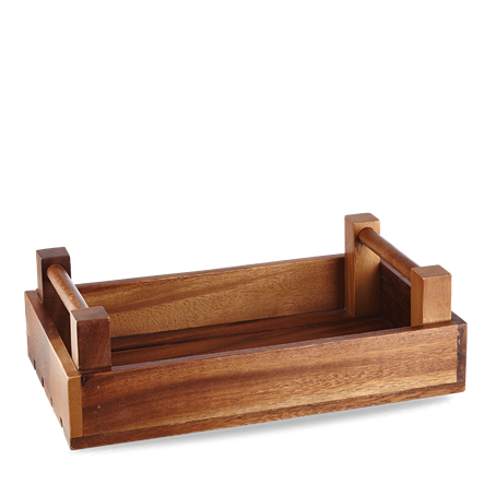 Wood  Rectangular Crate 13x7 7/8x3 7/8"