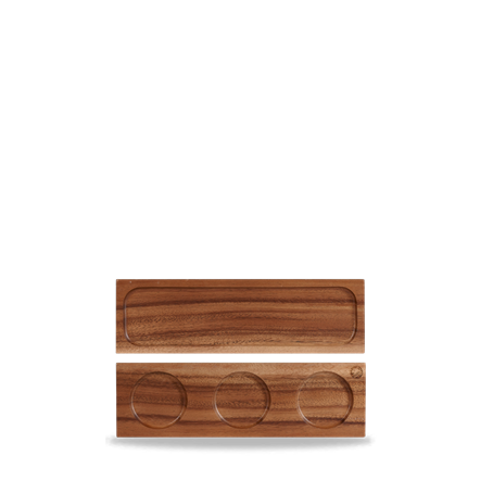 Wood  Rectangular Board 10 5/8" x 3 1/2"