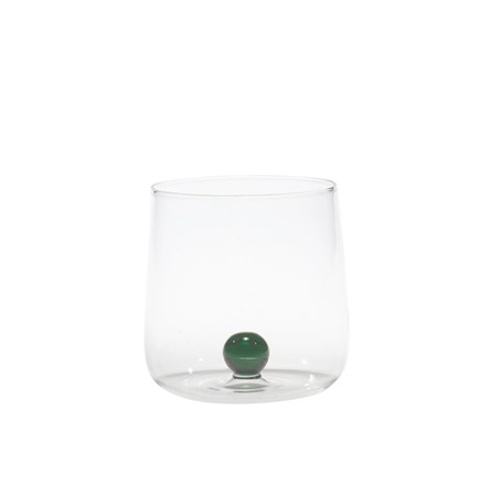 BILIA Green Tumbler Glass Ø88x90mm