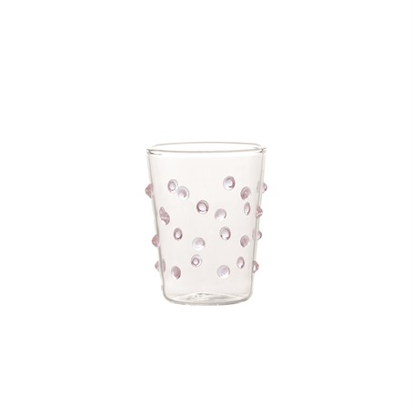 PARTY JUNIOR Pink Tumbler Glass Ø80x82mm. CL.9.5