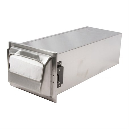 San Jamar Stainless Steel Fullfold In-Counter Napkin Dispenser